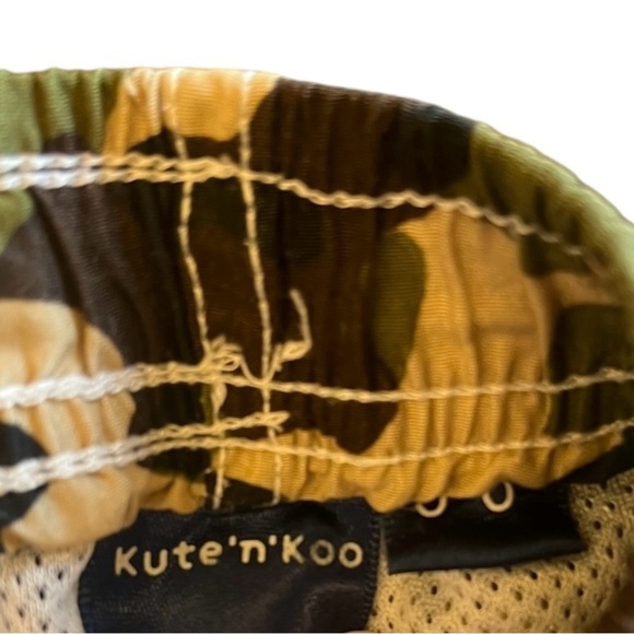 Kute n Koo swim pull-on trunks camouflage elastic waist lining pockets Boy 5 - Picture 2 of 12